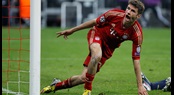 Bayern Munich forward Thomas Muller celebrates his goal against Barcelona in the 2013 UEFA Champions League semi-final